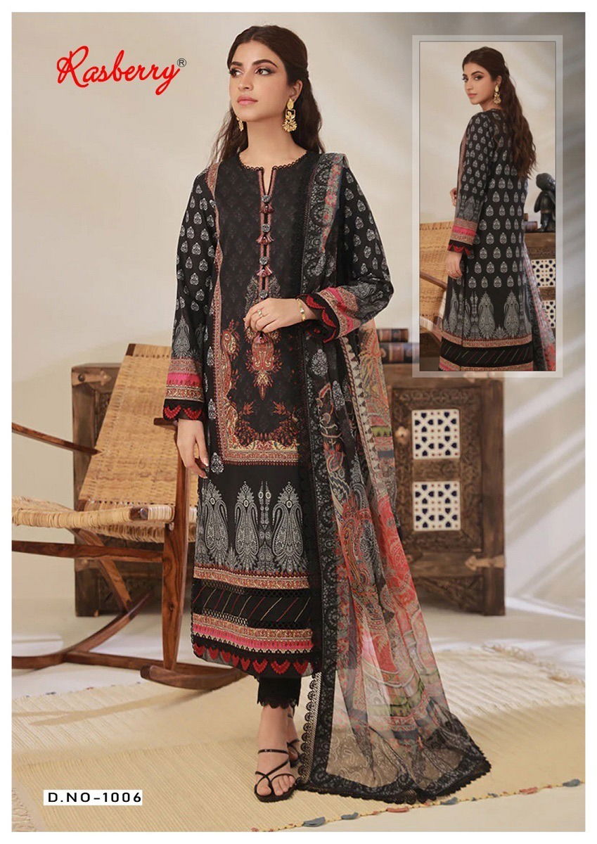 Kesar Vol 1 By Rasberry Karachi Cotton Kurti With Bottom Dupatta Wholesale Market In Surat With price
